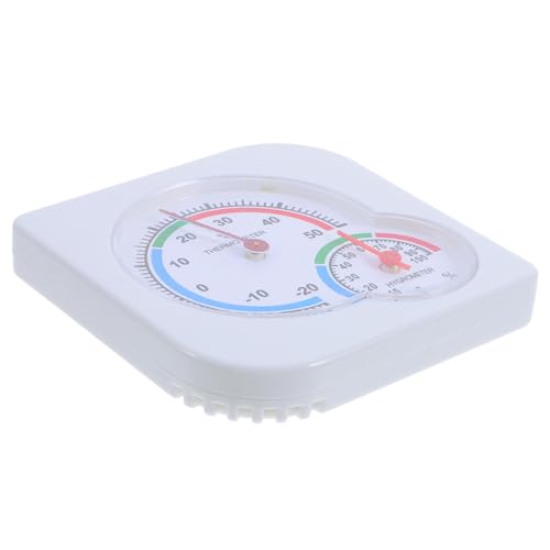 Milisten Analoges Hygrometer Thermometer mit Präzisem Temperatur Luftfeuchtigkeitsmesser Tragbar für Innen Außenbereiche Geeignet für Wohnzimmer Büro Gewächshaus Einfache Ablesung durch von Milisten
