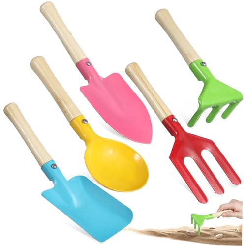 Milisten Buntes Teiliges Kindersandspielzeug mit Leichten Sandschaufeln Gartenspaten und Sandkellen Ergonomisch Geformt für Kleine Hände für Strand Garten und Outdoor Aktivitäten Milisten Buntes Teiliges Kindersandspielzeug mit Leichten Sandschaufeln Gartenspaten und Sandkellen Ergonomisch Geformt für Kleine Hände für Strand Garten und Outdoor Aktivitäten von Milisten