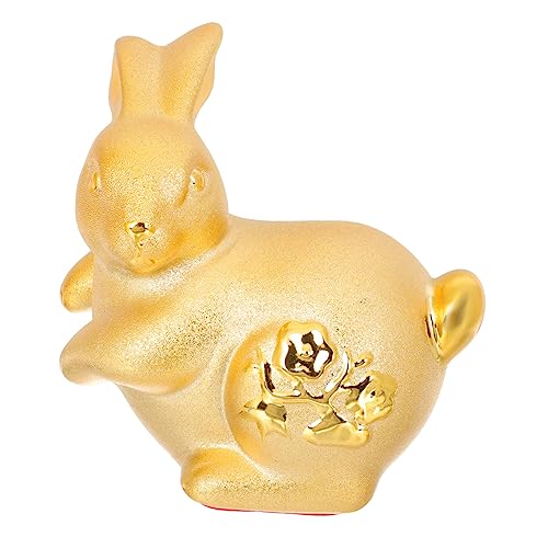 Milisten Cartoon Kaninchen Figurine Desktop Deko Vivid Bunny Skulptur für Wohnzimmer Büro Geschenkidee für Familie Niedliche Hasenfigur für Neujahr und Alltag Milisten Cartoon Kaninchen Figurine Desktop Deko Vivid Bunny Skulptur für Wohnzimmer Büro Geschenkidee für Familie Niedliche Hasenfigur für Neujahr und Alltag von Milisten