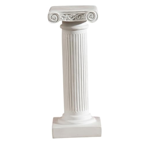 Milisten Römische Säule Statue Kerzenhalter Harz für Tischdekoration Miniatur Ornament für Hochzeiten Fotografie und Garten Vielseitig Einsetzbar von Milisten