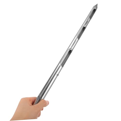 Milisten Edelstahl Getreideprobenehmer mit Löchern Robuster Bodenprobenstecher für Weizen Sorghum Reis Ergonomischer Tragbarer Saatgut Sampler Milisten Edelstahl Getreideprobenehmer mit Löchern Robuster Bodenprobenstecher für Weizen Sorghum Reis Ergonomischer Tragbarer Saatgut Sampler von Milisten