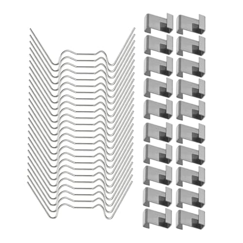 Milisten Edelstahl Gewächshaus W und Z Clips Teilig Rostfrei Vielseitige Glasplattenbefestigung Einfache DIY Installation Wetterbeständig für Gewächshaus und Hängesysteme Milisten Edelstahl Gewächshaus W und Z Clips Teilig Rostfrei Vielseitige Glasplattenbefestigung Einfache DIY Installation Wetterbeständig für Gewächshaus und Hängesysteme von Milisten