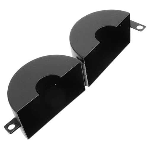 Milisten Edelstahl Türknauf Schutzabdeckung Türgriff Verriegelung Türknopf Sperrvorrichtung Rostfrei Langlebig Sicheres Nahtloses Design für Innentüren und Haustüren von Milisten