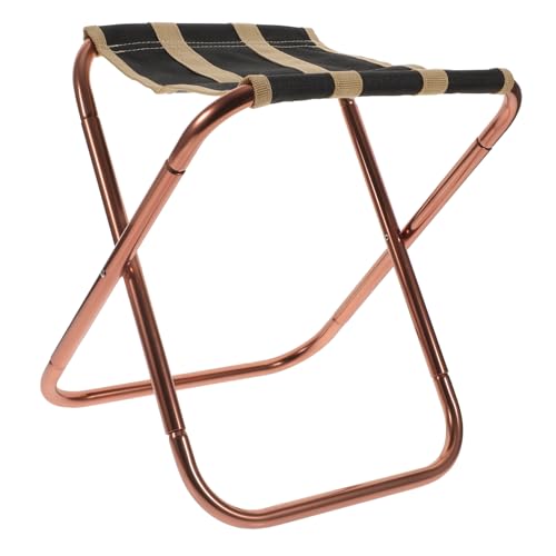 Milisten Faltbarer Campinghocker Aluminiumlegierung Ultraleicht Outdoor Klappstuhl Kleines Packmaß Robuster Wanderstuhl für Angeln Picknick und Wandern von Milisten