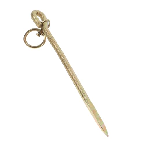 Milisten Galvanisierter Spiral Bodenanker Schraubanker für Hundeleine und Zelt Befestigung Robust und Langlebig für Outdoor Trampolin Garten Vieh und Haustiere Sicherung von Milisten