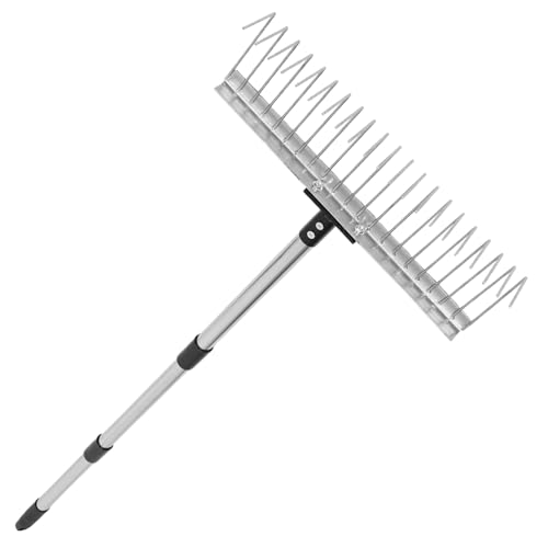 Milisten Gartenrechen Laubrechen Garten Laubrechen Rasenrechen Laubschaufeln Rechen Für Laub Robust Robuster Rechen Für Laub Rasenvertikutierer Silberfarben Milisten Gartenrechen Laubrechen Garten Laubrechen Rasenrechen Laubschaufeln Rechen Für Laub Robust Robuster Rechen Für Laub Rasenvertikutierer Silberfarben von Milisten