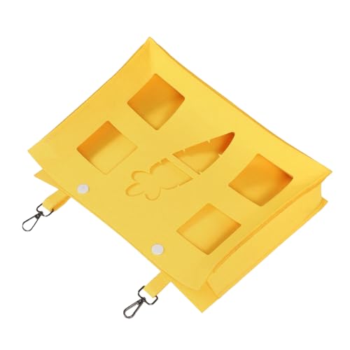 Milisten Hängender Kaninchenfutterbeutel aus Filz Wiederverwendbarer Heuaufbewahrungsbeutel Einfach zu Reinigen Maschinenwaschbar Platzsparend für Kleintierkäfige und Garten Geeignet Milisten Hängender Kaninchenfutterbeutel aus Filz Wiederverwendbarer Heuaufbewahrungsbeutel Einfach zu Reinigen Maschinenwaschbar Platzsparend für Kleintierkäfige und Garten Geeignet von Milisten