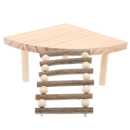 Milisten Hamster Kletterplattform aus Holz mit Leiter für Kleine Tiere Wie Ratten Meerschweinchen und Zwerghamster Stabile Holzleiter für Gehege Pflegeleicht und Vielseitig Einsetzbar Milisten Hamster Kletterplattform aus Holz mit Leiter für Kleine Tiere Wie Ratten Meerschweinchen und Zwerghamster Stabile Holzleiter für Gehege Pflegeleicht und Vielseitig Einsetzbar von Milisten