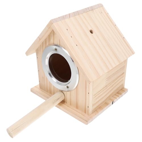 Milisten Holz Vogel Nistkasten Praktische Brutbox für Kleine Vögel Beige zur Dekoration für Zuhause Freien Handgefertigt Sicher und Langlebig Milisten Holz Vogel Nistkasten Praktische Brutbox für Kleine Vögel Beige zur Dekoration für Zuhause Freien Handgefertigt Sicher und Langlebig von Milisten