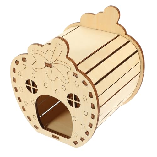 Milisten DIY Holz Hamsterhaus Mit Leiter Selbstmontage Versteck Für Kleintiere Gemütlicher Rückzugsort Im Erdbeer-Design Für Hamster Und Meerschweinchen Langlebig Und Sicher Für Milisten DIY Holz Hamsterhaus Mit Leiter Selbstmontage Versteck Für Kleintiere Gemütlicher Rückzugsort Im Erdbeer-Design Für Hamster Und Meerschweinchen Langlebig Und Sicher Für von Milisten