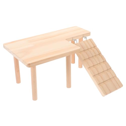 Milisten Holzplattform mit Leiter für Hamster und Kleintiere Lustiges Kletterspielzeug für Hamsterkäfig Fördert Bewegung Balance und Koordination Langlebig und Sicher Geeignet für Milisten Holzplattform mit Leiter für Hamster und Kleintiere Lustiges Kletterspielzeug für Hamsterkäfig Fördert Bewegung Balance und Koordination Langlebig und Sicher Geeignet für von Milisten
