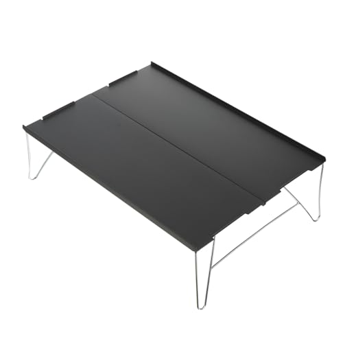 Milisten Klappbarer Aluminium Campingtisch Faltbar Leicht Tragbar Picknick Grilltisch für Outdoor Camping Wandern Garten von Milisten