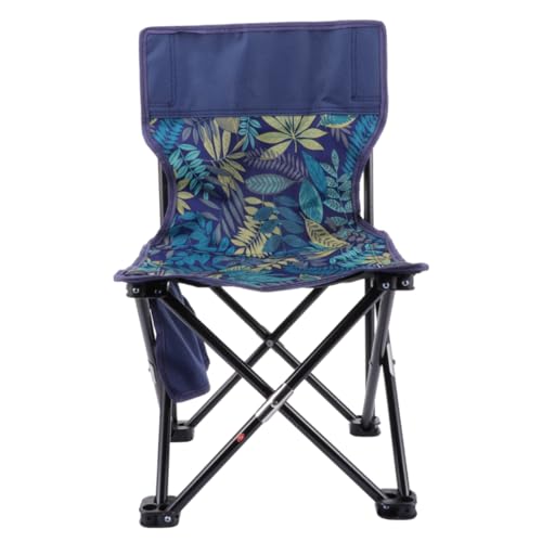 Milisten Klappstuhl Tragbarer Klapphocker Kissen Faltbarer Outdoor Tragbarer Hocker Erwachsene Angeln Strand Zusammenklappbarer Hocker Mit Tragegurt Lounge Tuch von Milisten