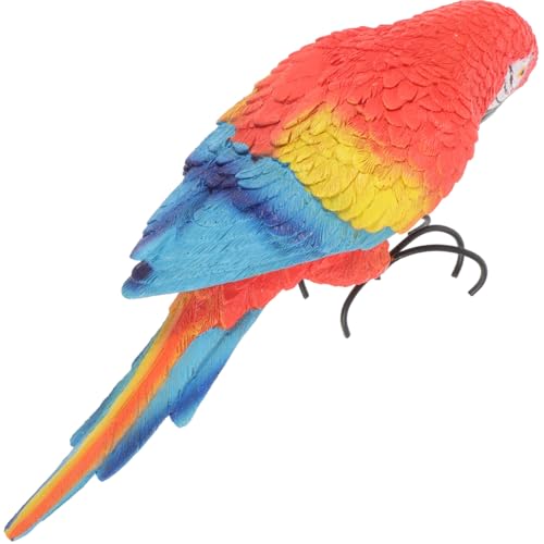 Milisten Künstliche Papagei Statue Harz Lebensechte Gartenfigur für Veranda Farbenfrohe Dekoration für Garten und Terrassengestaltung und Pflegeleicht Milisten Künstliche Papagei Statue Harz Lebensechte Gartenfigur für Veranda Farbenfrohe Dekoration für Garten und Terrassengestaltung und Pflegeleicht von Milisten