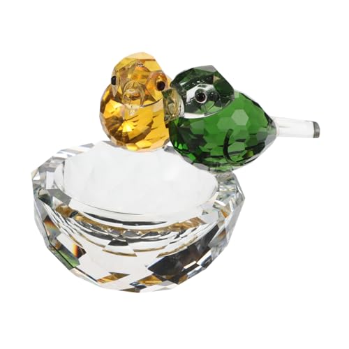 Milisten Crystal Bird Nest Figurine Deko Für Ostern Paarvogel Nest Ornament Für Schlafzimmer Und Büro Für Besondere Anlässe Milisten Crystal Bird Nest Figurine Deko Für Ostern Paarvogel Nest Ornament Für Schlafzimmer Und Büro Für Besondere Anlässe von Milisten