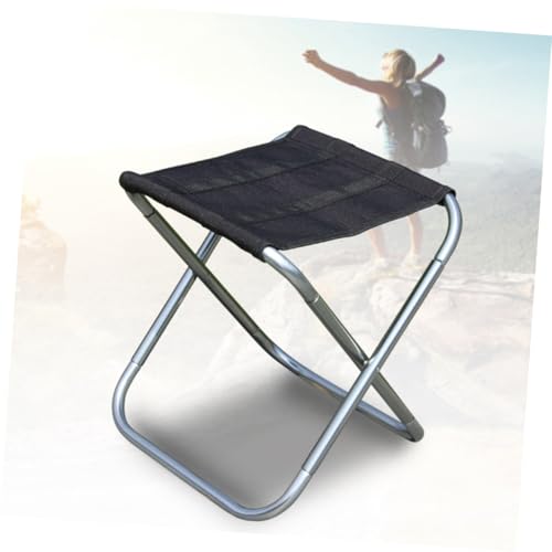 Milisten Leichter Faltbarer Outdoor Klapphocker aus Aluminiumlegierung Ultraleicht und Kompakt für Camping Angeln Wandern Reisen BBQ und Strand Tragbarer Sitzhocker für Erwachsene von Milisten