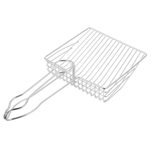 Milisten Metall Katzenstreuschaufel mit Ergonomischem Griff Großer Öffnung und Tiefem Sieb Rostfreier Langlebig rutschfest Praktische Katzentoilette Schaufel für Einfache Milisten Metall Katzenstreuschaufel mit Ergonomischem Griff Großer Öffnung und Tiefem Sieb Rostfreier Langlebig rutschfest Praktische Katzentoilette Schaufel für Einfache von Milisten