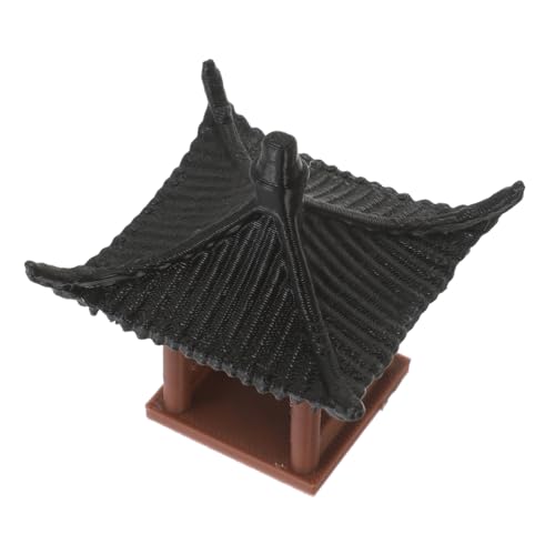 Milisten Mikrolandschaftsarchitektur Mini Pavillon Statue Miniatur Chinesisches Figur Bonsai Dekoration Chinesischer Pavillon Mini Sechseck Pavillon Statuen Mikrolandschafts von Milisten