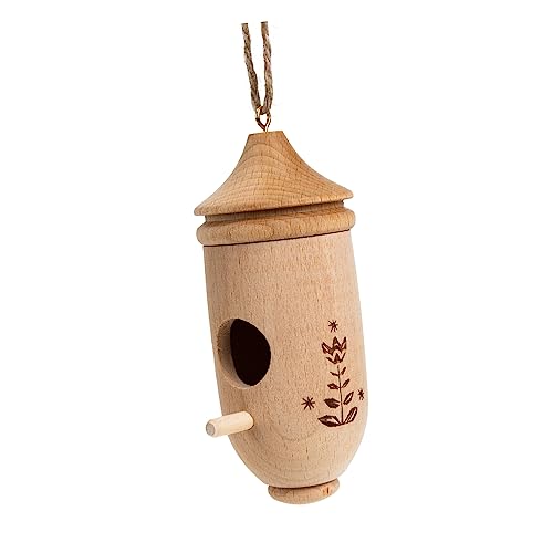 Milisten Miniatur Hummingbird Nest Pendant Holz Vogelhaus Ornament für Garten Deko Dekoratives Vogel Nest Hängende Miniatur Vögel Nistplatz für Kreative Raumgestaltung Milisten Miniatur Hummingbird Nest Pendant Holz Vogelhaus Ornament für Garten Deko Dekoratives Vogel Nest Hängende Miniatur Vögel Nistplatz für Kreative Raumgestaltung von Milisten