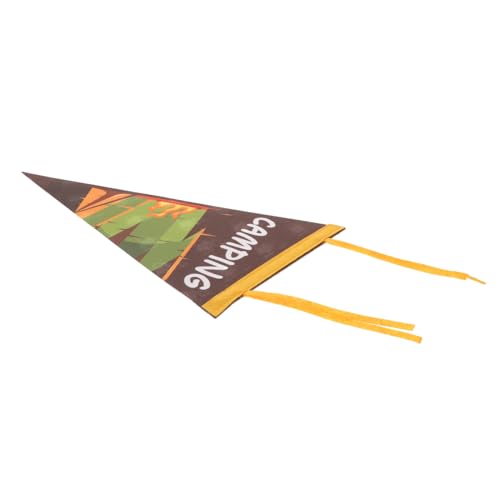 Milisten Outdoor Campingflagge Camping Fahnenmast Karierte Flaggen Zelte Gartenzelt Spikes Festival Camping Schild Erdbanner Camping Laternen Batteriebetrieben Wanderzelt von Milisten