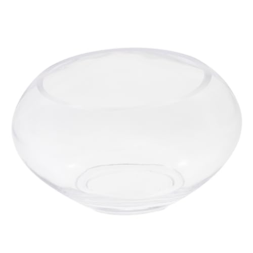 Milisten Ovaler Glass Fischbehälter Transparentes Langlebiges Material Glatte Oberfläche Leicht zu Reinigen für Wohnzimmer Büro Schlafzimmer Kleines Desktop Aquarium für Goldfische und DIY Milisten Ovaler Glass Fischbehälter Transparentes Langlebiges Material Glatte Oberfläche Leicht zu Reinigen für Wohnzimmer Büro Schlafzimmer Kleines Desktop Aquarium für Goldfische und DIY von Milisten