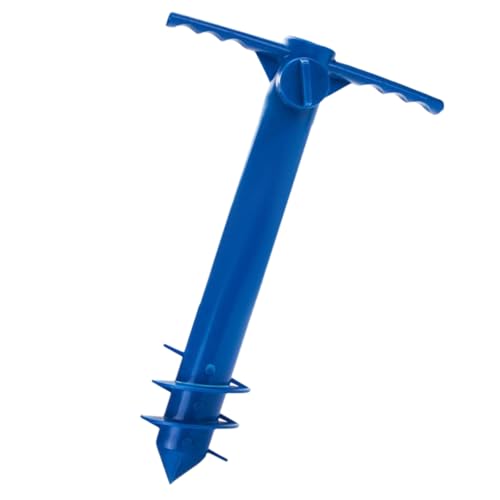 Milisten Parasol Stand Stabiler Bodenständer für Strand und Garten Sonnenschirme Windresistent für Camping und Outdoor Aktivitäten Multifunktions Design Blau von Milisten