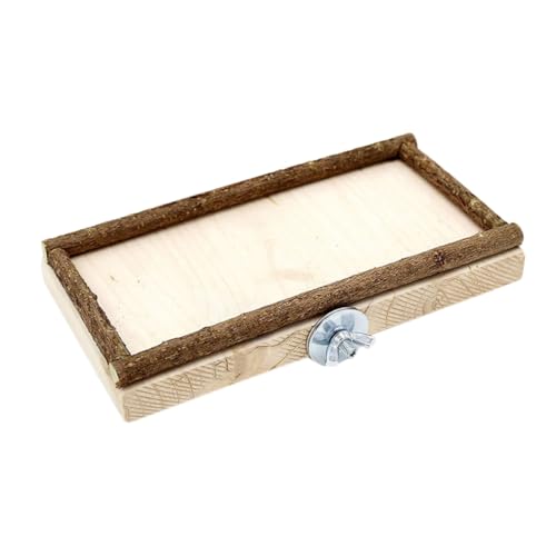 Milisten Parrot Jumping Board aus Ökologischem Holz Sicheres Kauspielzeug und Futterbox Fördert Bewegung und Koordination für Wellensittiche Nymphensittiche Papageien Zuhause und Büro Milisten Parrot Jumping Board aus Ökologischem Holz Sicheres Kauspielzeug und Futterbox Fördert Bewegung und Koordination für Wellensittiche Nymphensittiche Papageien Zuhause und Büro von Milisten