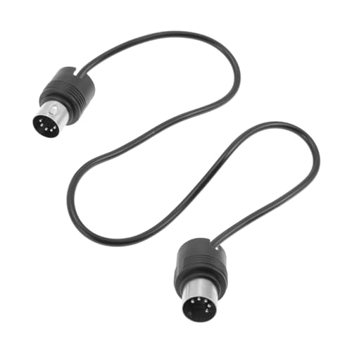 Milisten Poliges Midi verlängerungskabel Männlich zu Männlich Stabile Übertragung Kompatibel mit Elektronischen Keyboards Drumsets und Audiointerfaces Professionelles Adapterkabel von Milisten