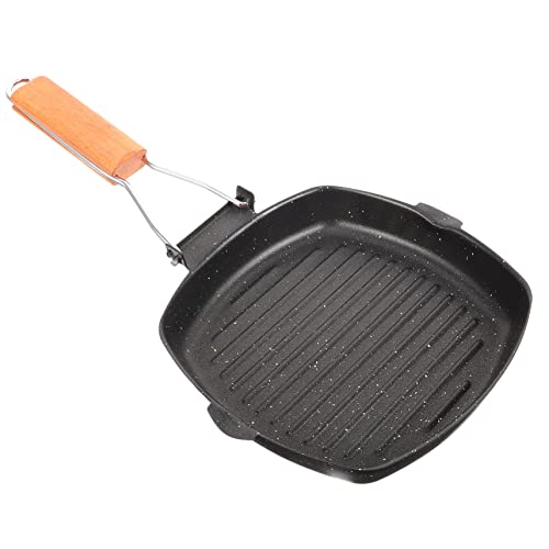 Milisten Portabler Faltbarer Grill und Bratpfanne aus Carbonstahl mit Hitzeschutzgriff Antihaftbeschichtung für Camping Picknick Outdoor Steak und Fleischzubereitung Milisten Portabler Faltbarer Grill und Bratpfanne aus Carbonstahl mit Hitzeschutzgriff Antihaftbeschichtung für Camping Picknick Outdoor Steak und Fleischzubereitung von Milisten