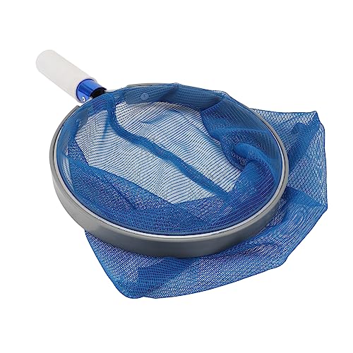 Milisten Professionelles Pool Skimmer Netz mit Feinem Maschengewebe Stabilem Aluminiumgriff Multifunktional für Planschbecken Teiche und Große Aquarien Robustes Reinigungstool zum von Milisten