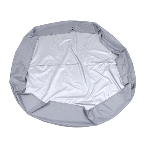 Milisten Runder Wasserdichter Hot Tub Cover Vielseitig Einsetzbar für Pools Einfach zu Reinigen und Tragbar zum Schutz vor Schmutz und Laub von Milisten