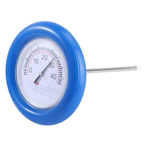 Milisten Schwimmbecken Thermometer Schwimmendes Wassertemperaturmessgerät Pool Badewasser Thermometer für Schwimmbäder Spa Teiche mit Großem Ablesbarem Messbereich Leicht und Langlebig aus von Milisten