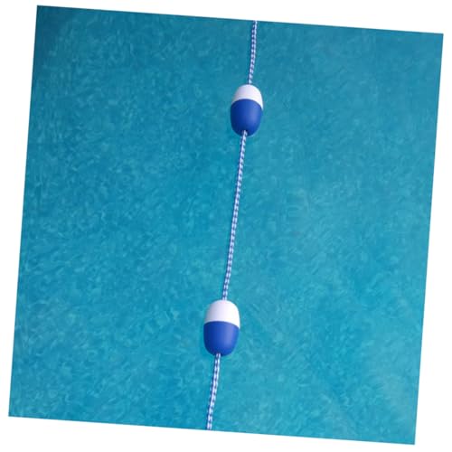 Milisten Sicherheits Schwimmseil mit Edelstahlhaken Schwimmbad Abgrenzung mit Schwimmenden Bojen Langlebiges Nylon Aluminium Material für Bahnenmarkierung und Gefahrenbereichsabsperrung im von Milisten