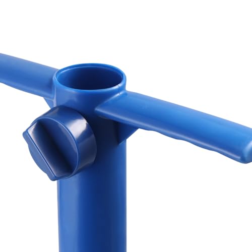 Milisten Strandschirmanker, Sandständer, Universal-sandgreifer-Spike-Halter Zur Stabilisierung von Außenschirmen, Blau von Milisten