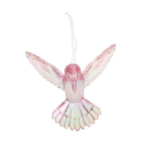Milisten Transparenter Vogelanhänger deko hängender Vogelanhänger -Figuren aus Glas Weihnachtskolibri-Ornamente hängender schillernder Vogel Summ Birds Decor Acryl Rosa Milisten Transparenter Vogelanhänger deko hängender Vogelanhänger -Figuren aus Glas Weihnachtskolibri-Ornamente hängender schillernder Vogel Summ Birds Decor Acryl Rosa von Milisten