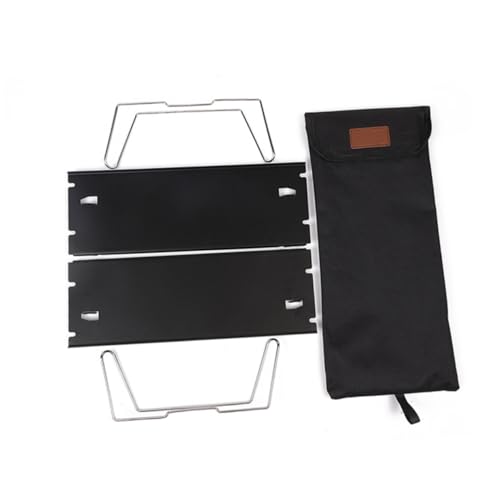 Milisten Ultraleichter Campingtisch Aluminium Klapptisch Kompakt Outdoor Picknicktisch Strapazierfähig für Wanderungen Strand Garten Terrasse von Milisten