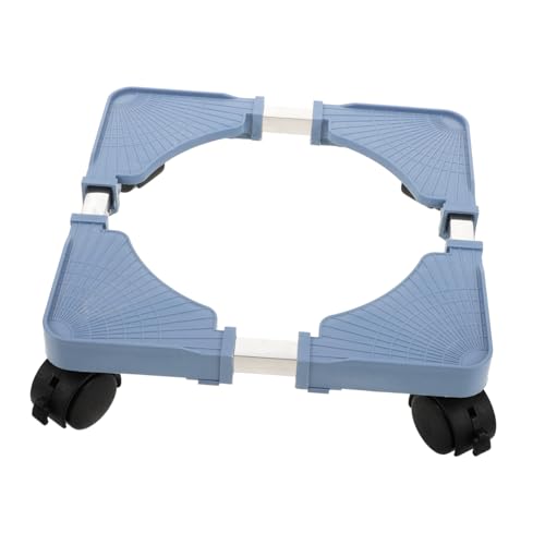 Milisten Verstellbarer Möbelroller mit Schwenkbaren Multifunktionaler Untergestellwagen für Waschmaschine Trockner Kühlschrank und Blumentopf Mobiler Stabiler Sockel für Haushaltsgeräte von Milisten