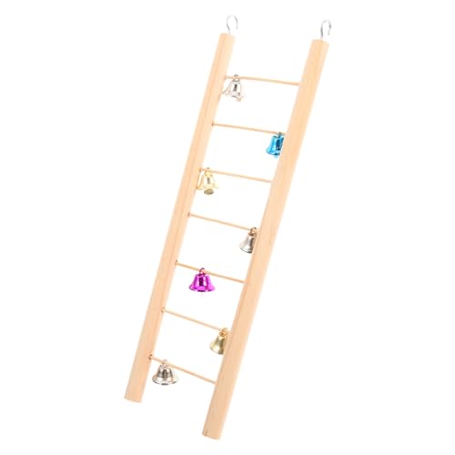 Milisten Vogel Hamsterleiter aus Stabilem Holz mit Langlebiges Kletterspielzeug für Papagei Wellensittich und Kleintiere Sicher und Gesund zum Aufhängen im Käfig Milisten Vogel Hamsterleiter aus Stabilem Holz mit Langlebiges Kletterspielzeug für Papagei Wellensittich und Kleintiere Sicher und Gesund zum Aufhängen im Käfig von Milisten