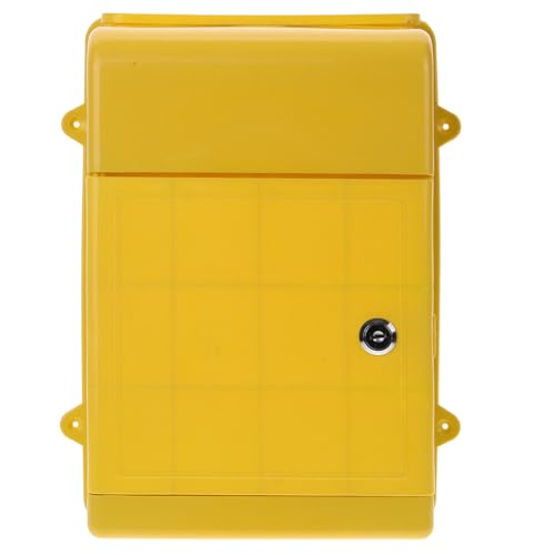 Milisten Wandmontierter Briefkasten Aus Kunststoff Mit Kleinem Fassungsvermögen Wandmontierter Sicherheitsbriefkasten Robuster Briefbehälter Für Zuhause Im Freien von Milisten