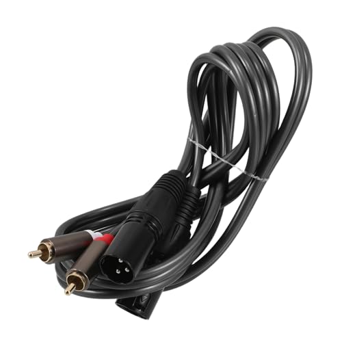 Milisten audiokabel vielseitiges Stereo-Audiokabel Mikrofonkabel symmetrisch RCA-fähig Leistungsverstärkerkabel Audio -Splitter symmetrisches Mikrofonkabel RCA-zu-XLR-Adapter Kupfer von Milisten