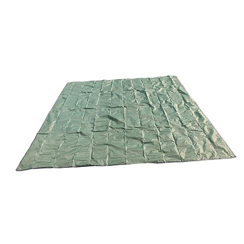 Milisten wasserdichte Robuste Zeltunterlage Segeltuch UV Beständige Sonnenschutzmatte für Outdoor Camping Vielseitig als Fußmatte Picknickdecke und Regenplane Armeegrün von Milisten