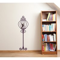Hübsch Dekorativ Stehend Birdcage Wand Vinyl Aufkleber - 48" Groß von MilkMugDesigns