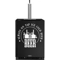 Kegerator Always On Tap Eis Kaltes Bier Brauen Kühlschrank Vinyl Aufkleber Wrap von MilkMugDesigns