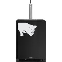 Kegerator Französisch Bulldog Brau Kühlschrank Vinyl Aufkleber Wrap von MilkMugDesigns