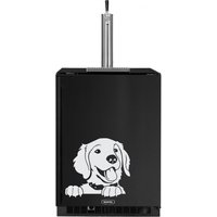 Kegerator Glücklich Golden Retriever Brauerei Kühlschrank Vinyl Aufkleber Wrap von MilkMugDesigns