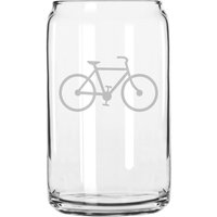 Tolles Fahrrad Rennrad Hand Geätzt 16 Oz Glas Dose Tasse von MilkMugDesigns