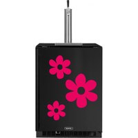 Wickeln Sie Kegerator Gänseblümchen-Blumen Brauerei Kühlschrank Vinyl Aufkleber von MilkMugDesigns