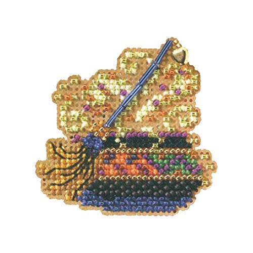 Wanda's Love Potion Beaded Counted Cross Stitch Halloween Ornament Kit Mill Hill 2007 Autumn Harvest MH18-7204 by Mill Hill von Mill Hill