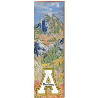 Appalachian State™ Grandfather Mountain | Collegiate Holz Wand Kunstdruck von MillWoodArt