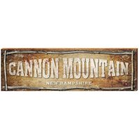 Cannon Mountain New Hampshire Holzschild von MillWoodArt